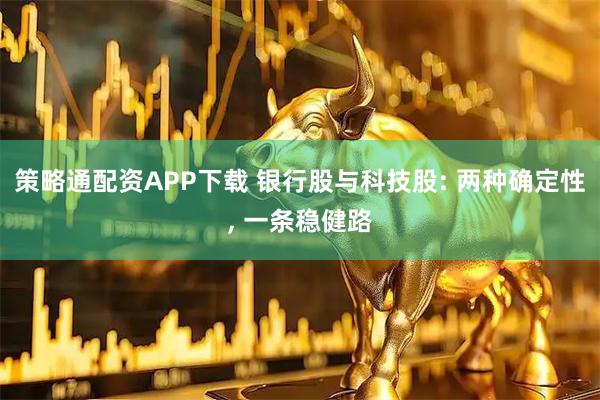 策略通配资APP下载 银行股与科技股: 两种确定性, 一条稳健路
